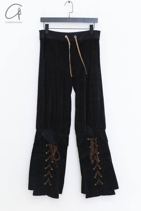 VeniceW 24 Autumn and Winter High Top Sweatpants VCW-SP1-HEI Black SP1